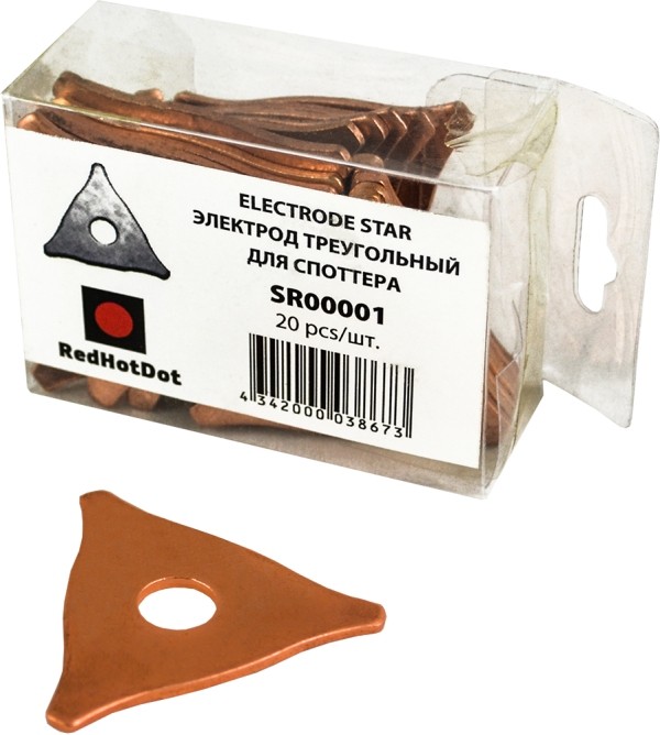 Электрод треугольный для споттера, 20 шт. RHD на сайте RemAutoSnab
