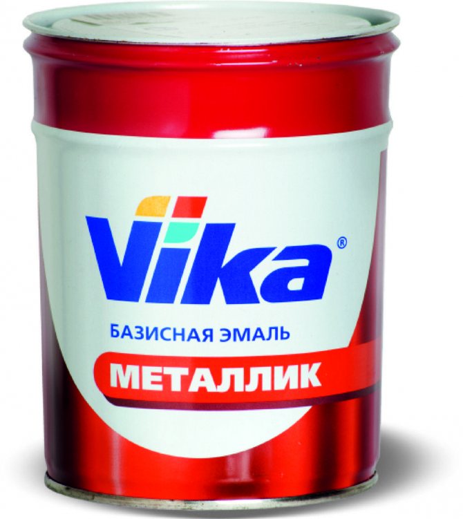Эмаль базовая Vika-металик 8999 Глубоко черная  (0,9кг) Ц0013184 на сайте RemAutoSnab
