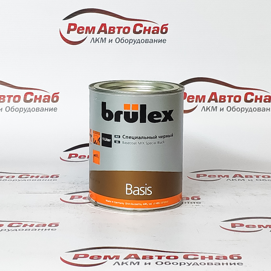 Краска Mix Специальная черная Basis (Q0554) 1л Brulex 02049554 на сайте RemAutoSnab
