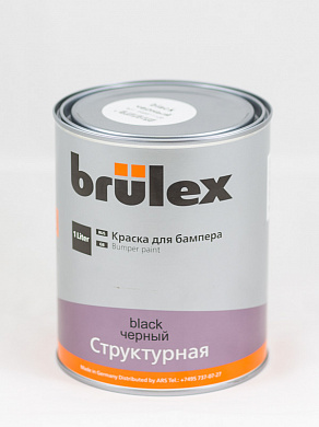 Краска структурная для бамперов черная 1л Brulex 946811126 на сайте RemAutoSnab
