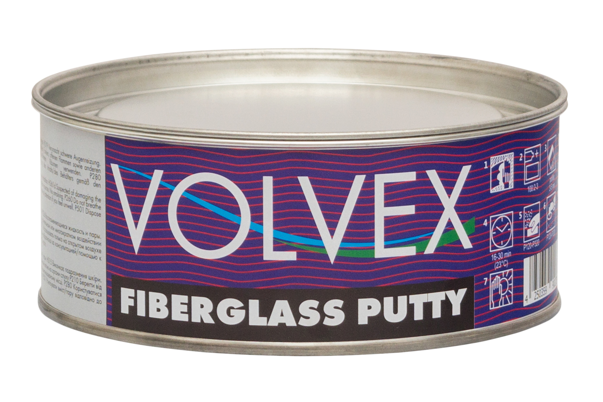 Шпатлевка стекловолоконная Fiberglass Putty 1кг Volvex 34459333 на сайте RemAutoSnab
